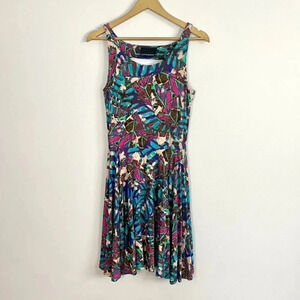 Cynthia Rowley Floral Watercolor Batik Dress